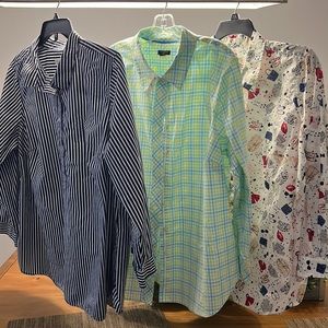 Talbot size 2X button down shirts  all for $20